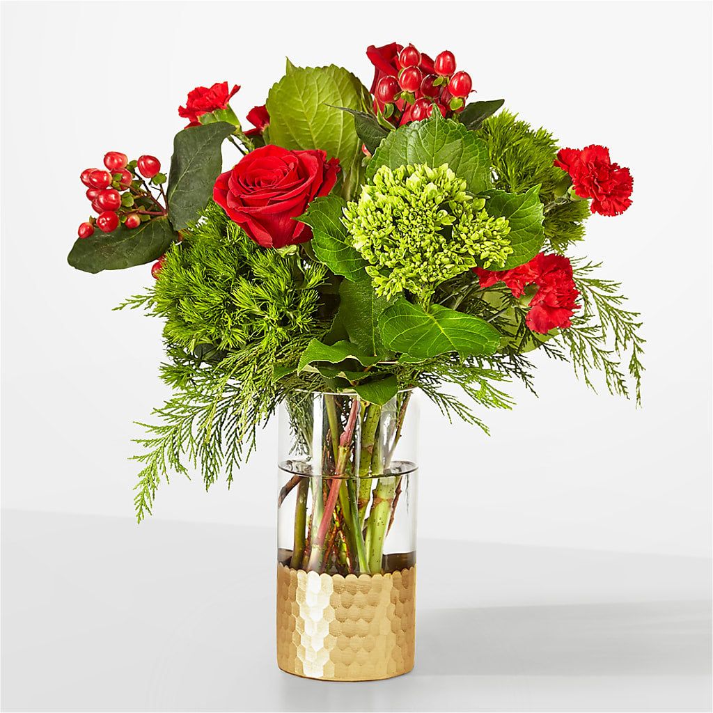 Plaid Throw Bouquet – Neilsen Florist, Seattle WA