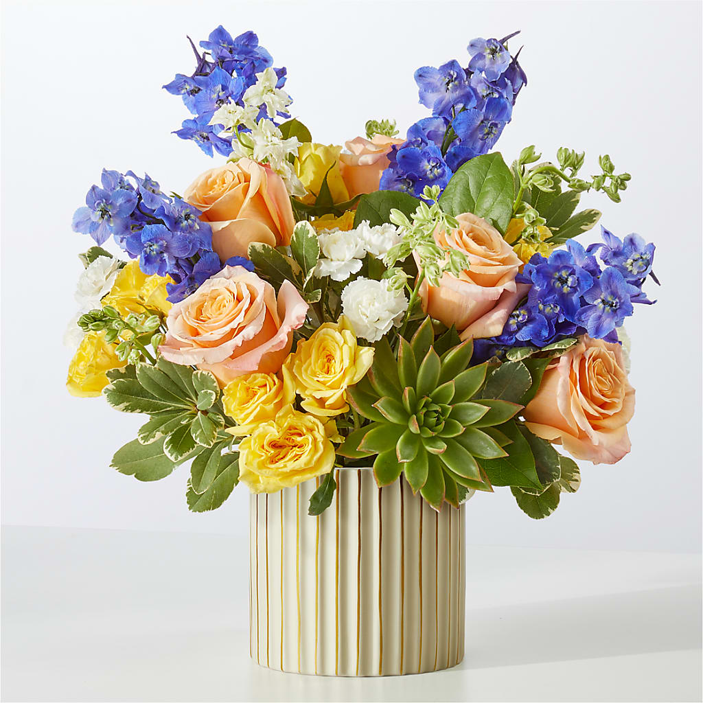 Cobalt Reverie Bouquet – Neilsen Florist, Seattle WA