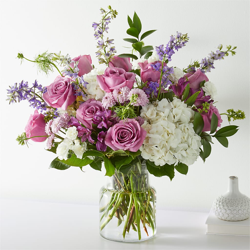 Violet Caress Bouquet – Neilsen Florist, Seattle WA