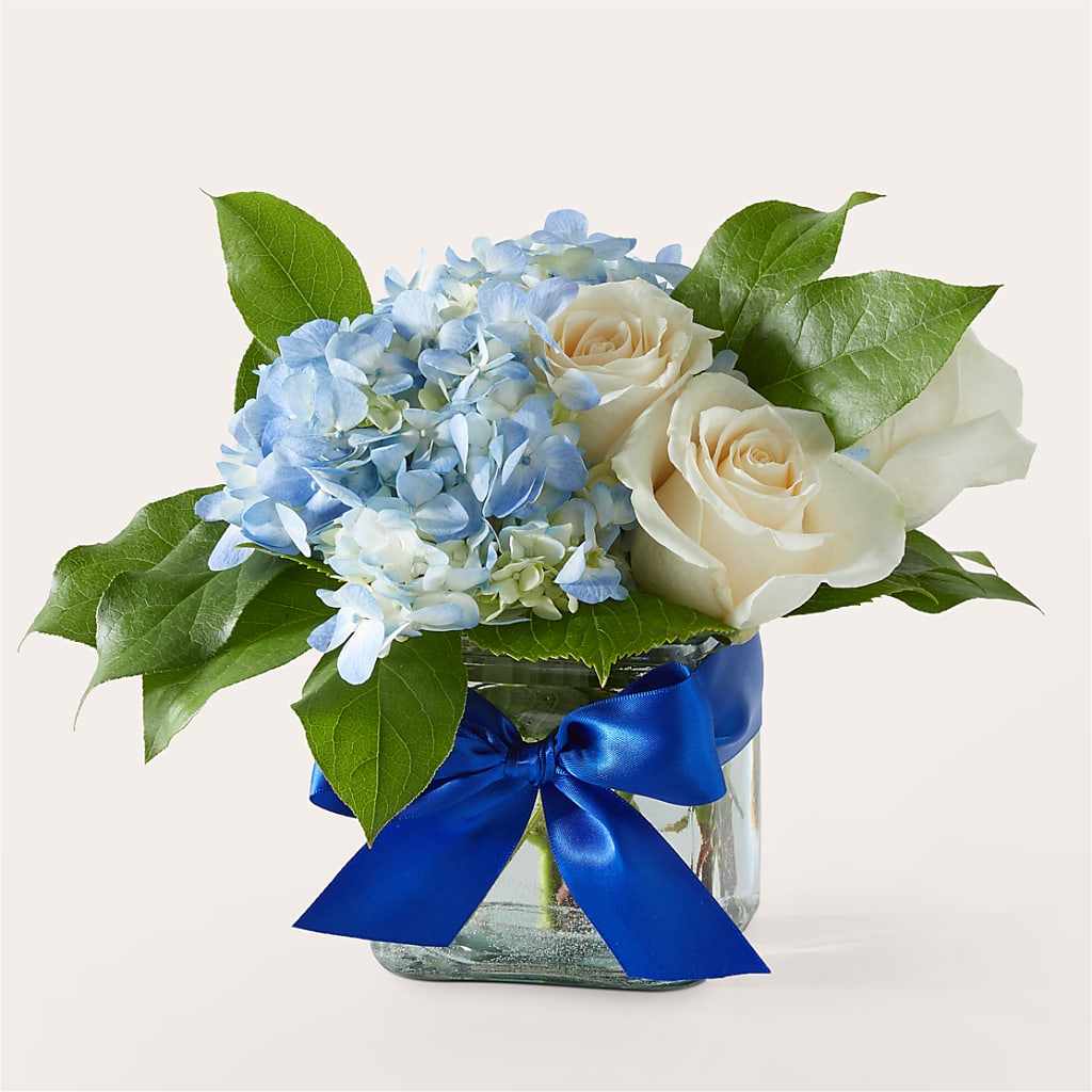 Sky Blue Delight Bouquet – Neilsen Florist, Seattle WA