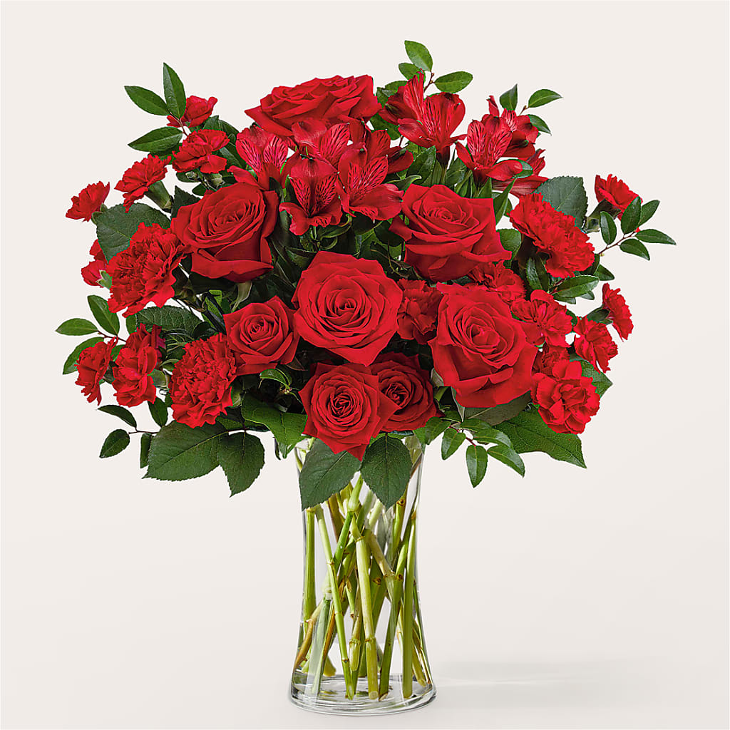 Brilliant Ruby Bouquet – Neilsen Florist, Seattle WA