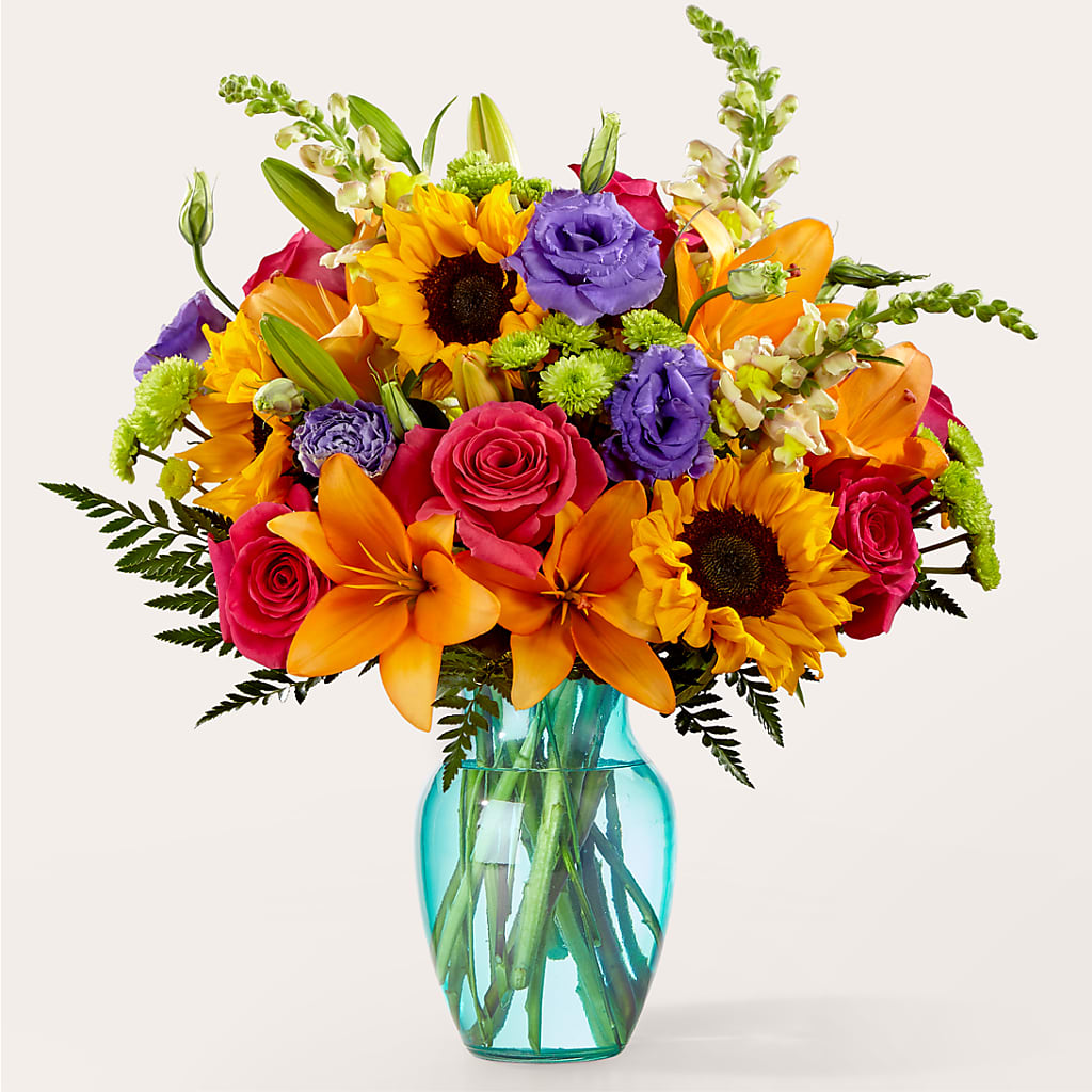 Double Rainbow Bouquet – Neilsen Florist, Seattle WA
