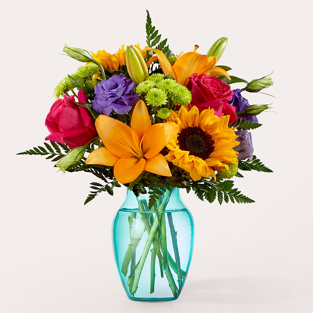 Double Rainbow Bouquet – Neilsen Florist, Seattle WA