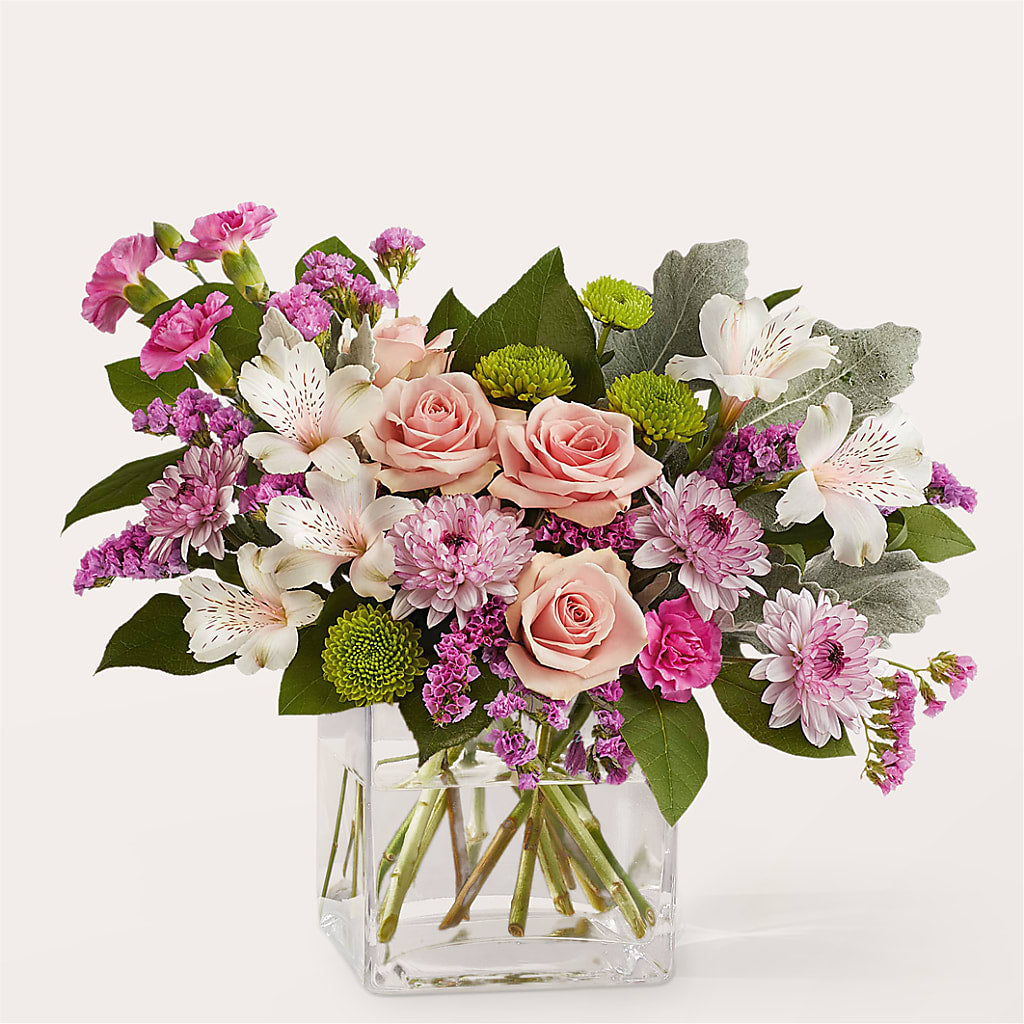 Pink Suede Bouquet – Neilsen Florist, Seattle WA