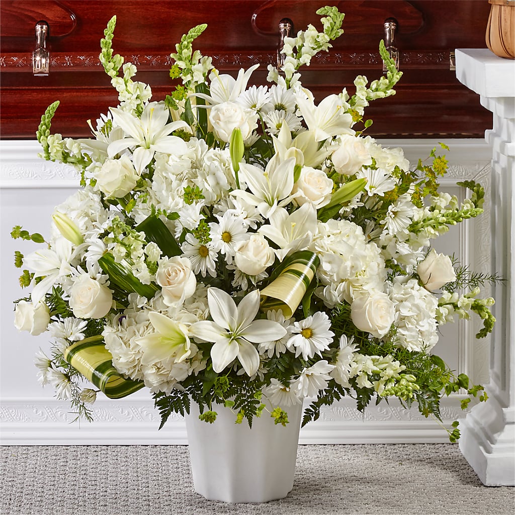 Thoughts of Tranquility Floor Basket – Neilsen Florist, Seattle WA