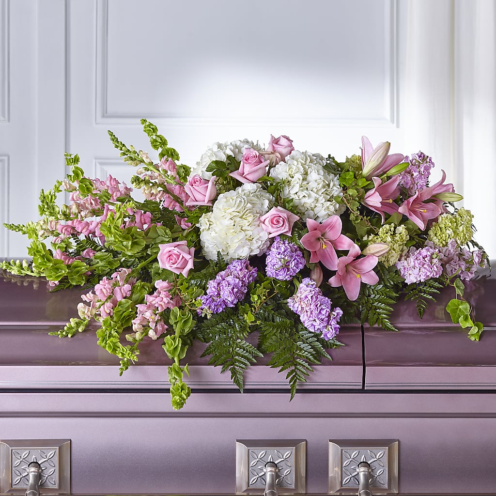 Life's Gratitude Casket Spray – Neilsen Florist, Seattle WA