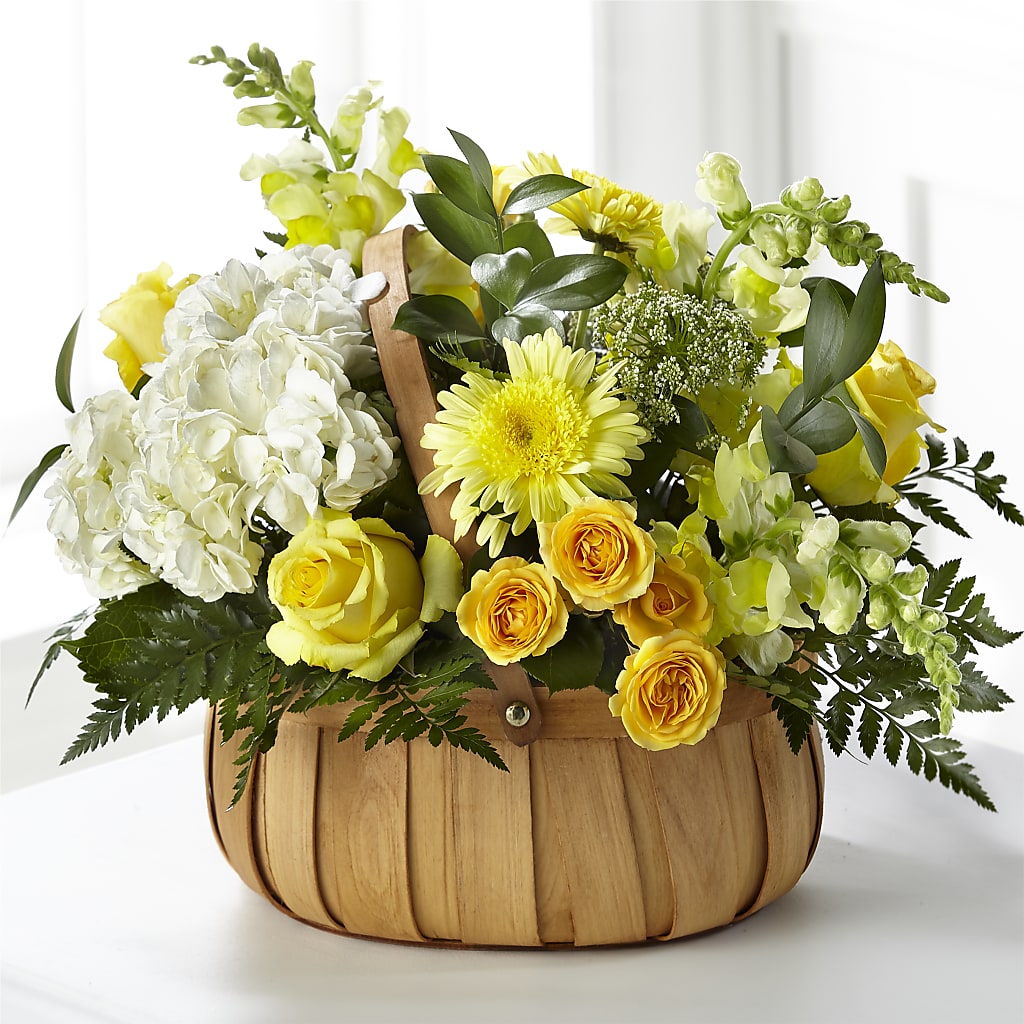 Rustic Remembrance Basket – Neilsen Florist, Seattle WA