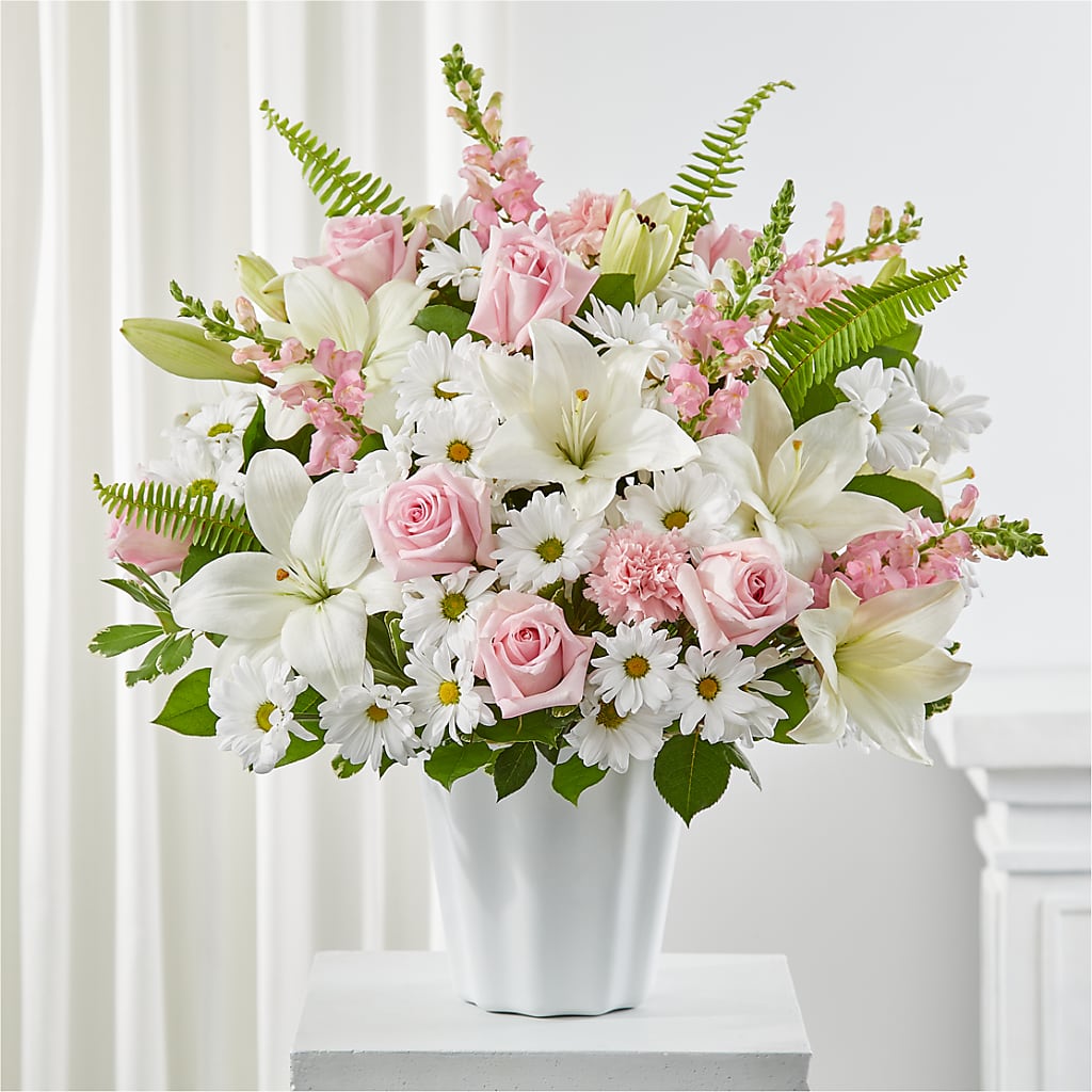 Soft Touch Tabletop Basket – Neilsen Florist, Seattle WA