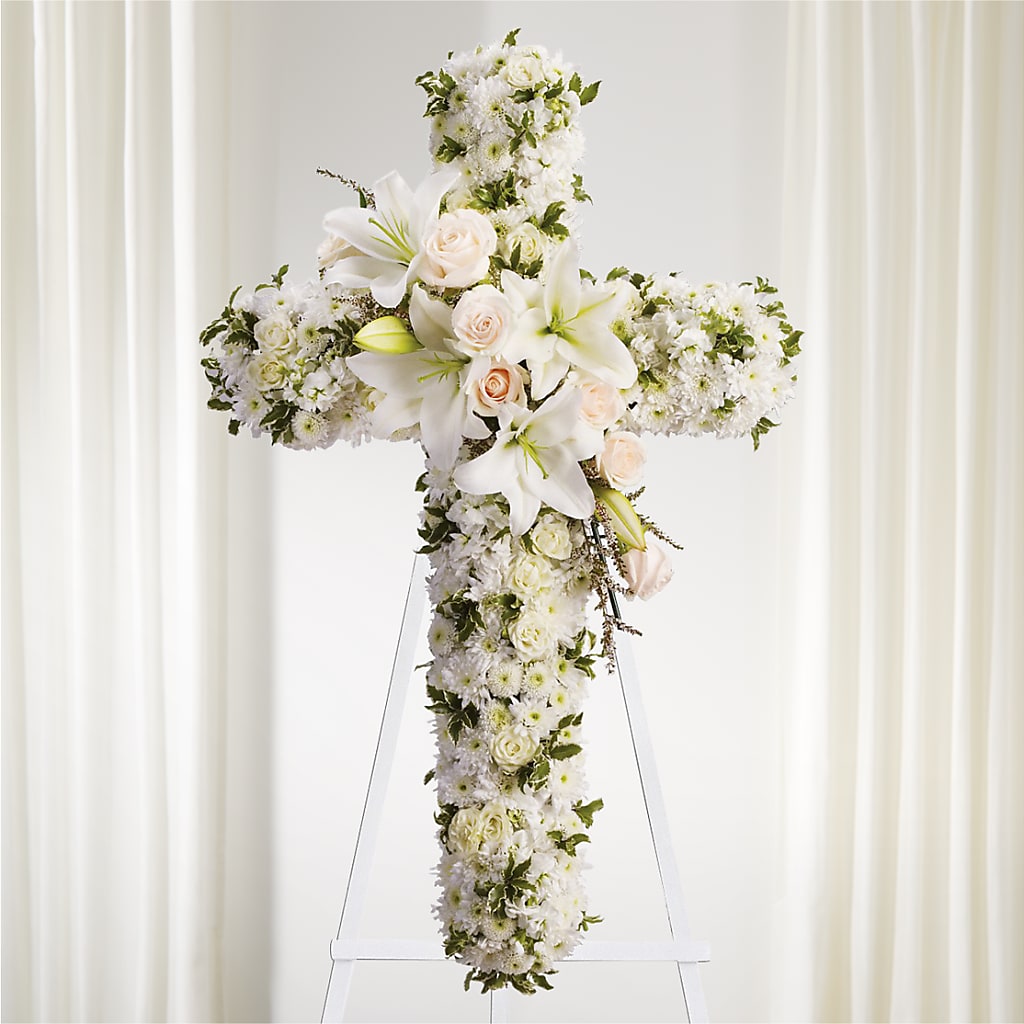 Spiritual Guidance Standing Spray – Neilsen Florist, Seattle WA
