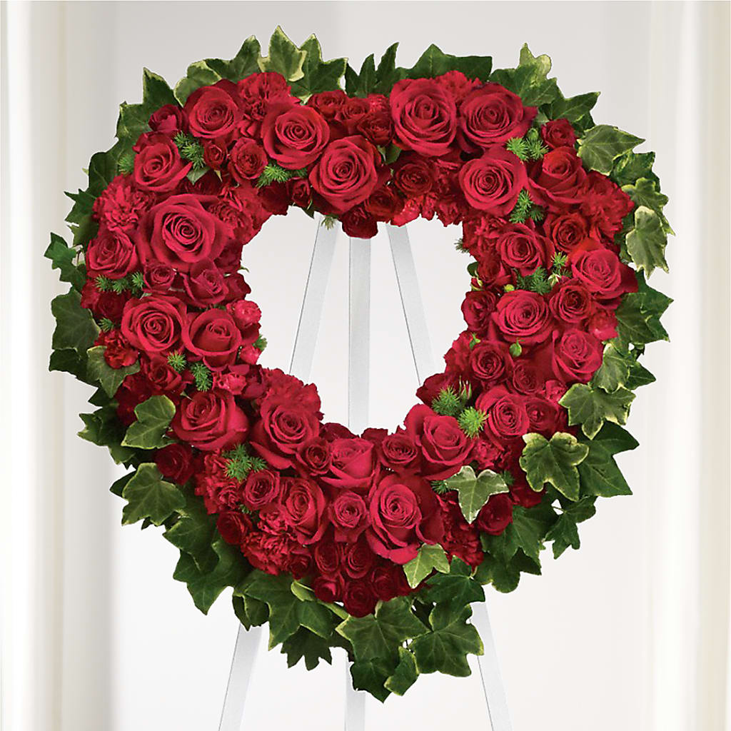 Wholehearted Standing Spray – Neilsen Florist, Seattle WA
