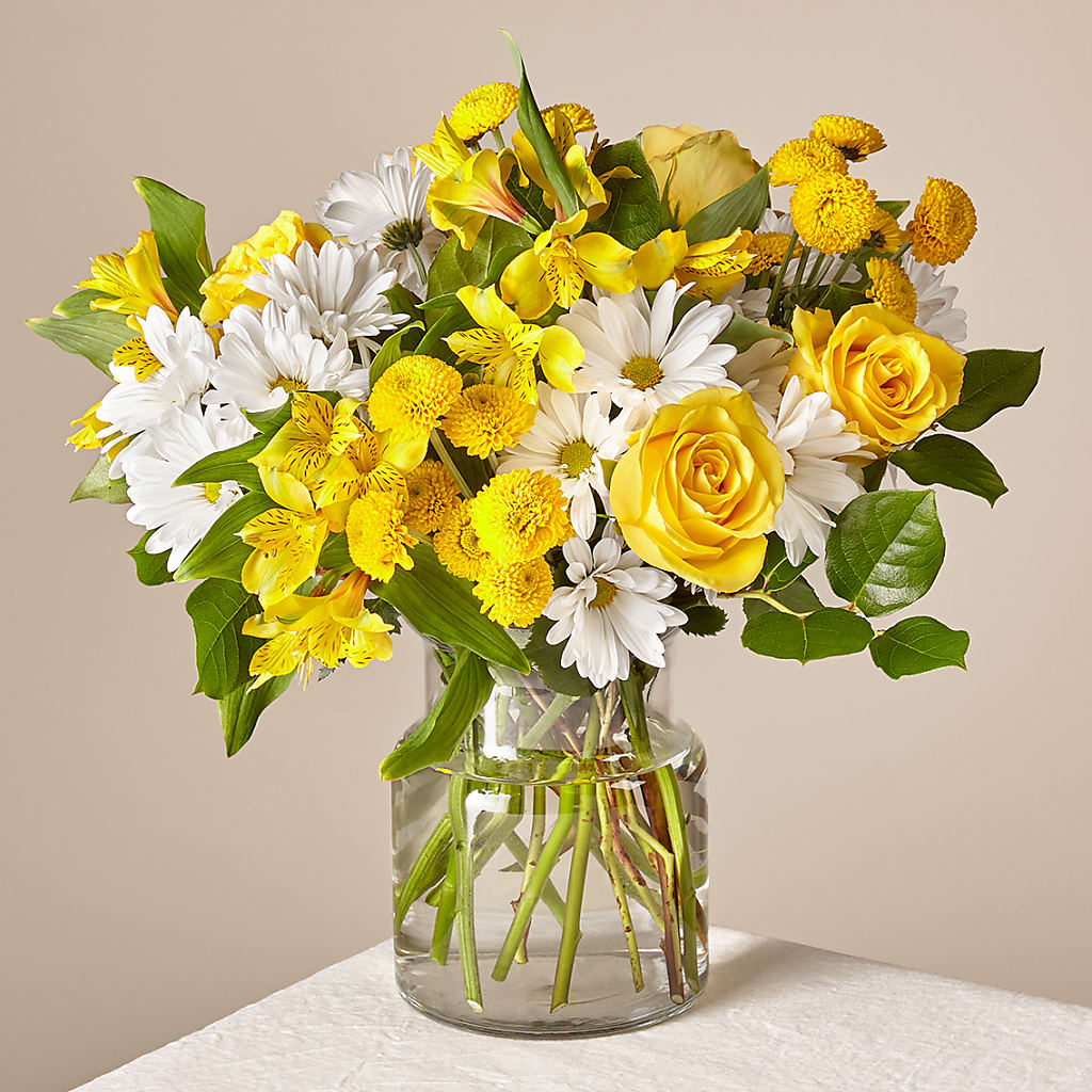 Sunny Sentiments Bouquet – Neilsen Florist, Seattle WA