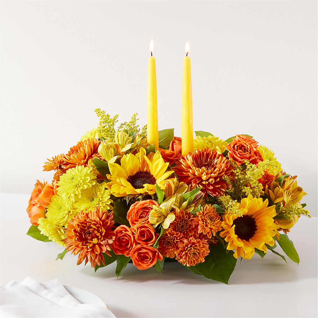 Autumn Harmony Centerpiece – Neilsen Florist, Seattle WA