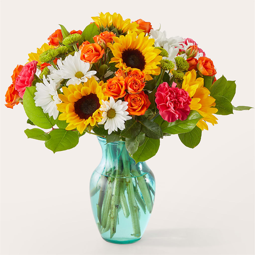 Sun-drenched Blooms Bouquet – Neilsen Florist, Seattle WA