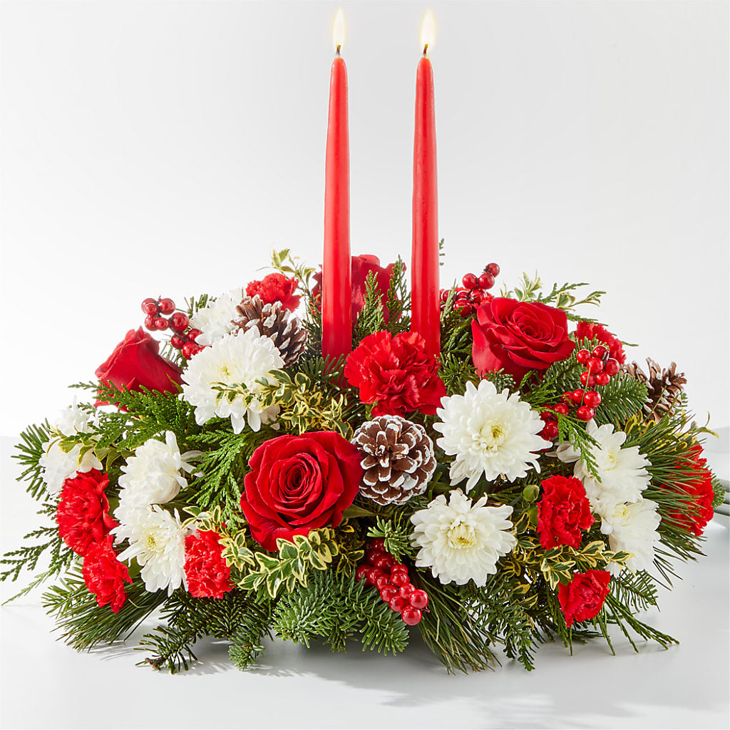 Holiday Soiree Centerpiece – Neilsen Florist, Seattle WA