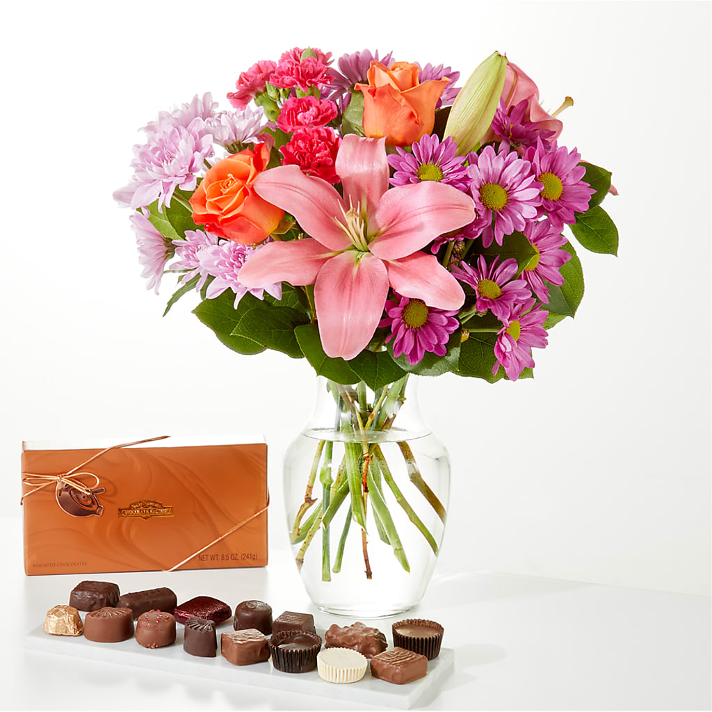 One and Only Bouquet and Chocolate Bundle – Neilsen Florist, Seattle WA