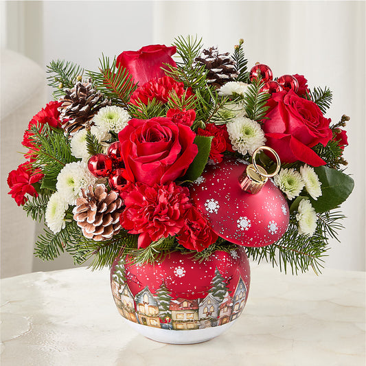 Christmas Carols Ornament –  Neilsen Florist, Seattle WA