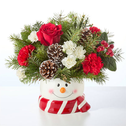 Jolly Snowman Bouquet –  Neilsen Florist, Seattle WA