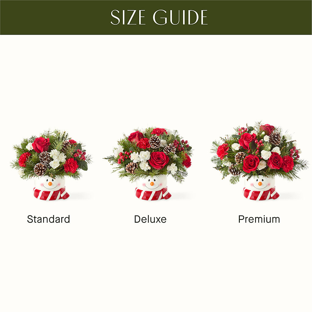 Jolly Snowman Bouquet –  Neilsen Florist, Seattle WA