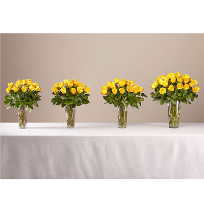 Long Stem Yellow Rose Bouquet –  Neilsen Florist, Seattle WA