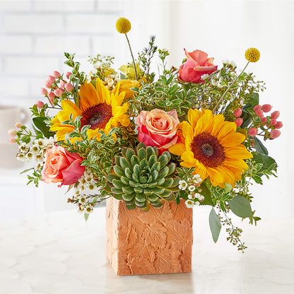 Sunflower Season Bouquet –  Neilsen Florist, Seattle WA