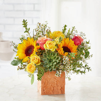 Sunflower Season Bouquet –  Neilsen Florist, Seattle WA
