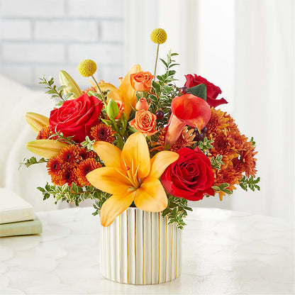 Scarlet Skies Bouquet –  Neilsen Florist, Seattle WA