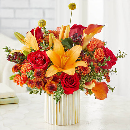 Scarlet Skies Bouquet –  Neilsen Florist, Seattle WA