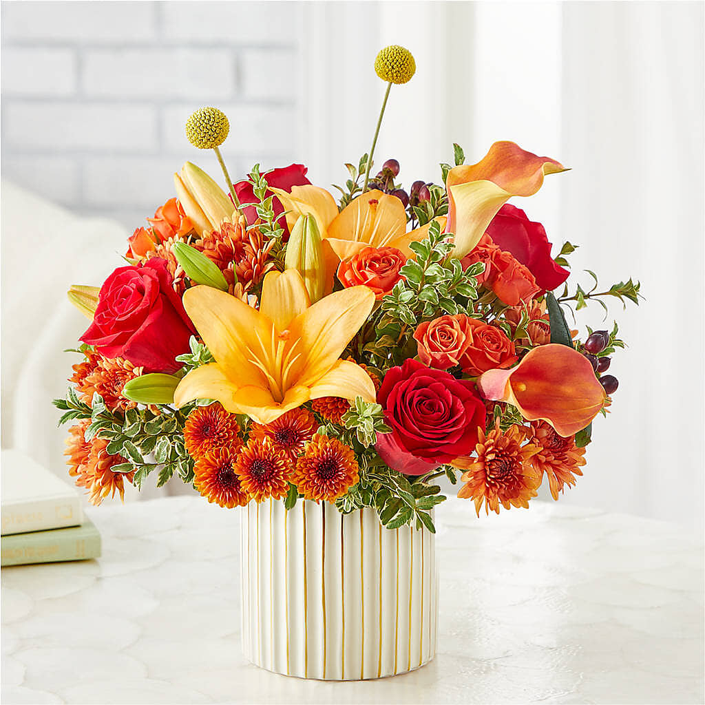 Scarlet Skies Bouquet –  Neilsen Florist, Seattle WA