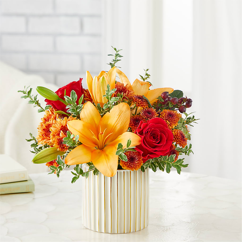 Scarlet Skies Bouquet –  Neilsen Florist, Seattle WA