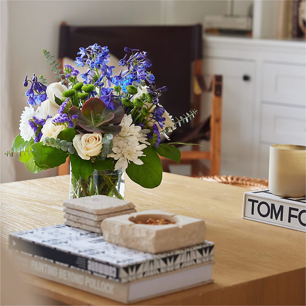 Cerulean Waves Bouquet –  Neilsen Florist, Seattle WA