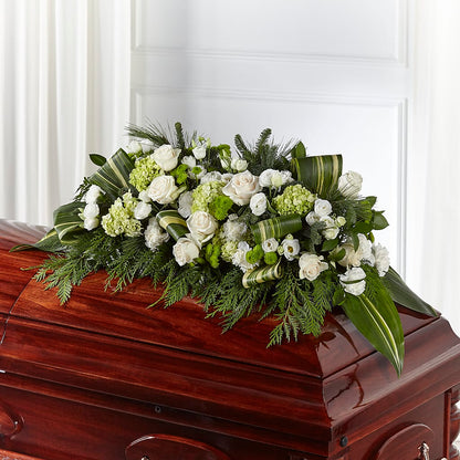 Hopeful Gesture Casket Spray –  Neilsen Florist, Seattle WA