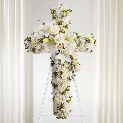 Spiritual Guidance Standing Spray –  Neilsen Florist, Seattle WA