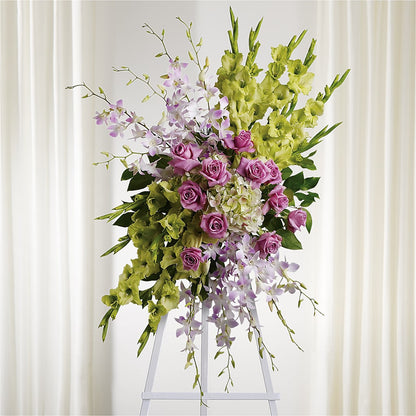 Lasting Legacy Standing Spray –  Neilsen Florist, Seattle WA