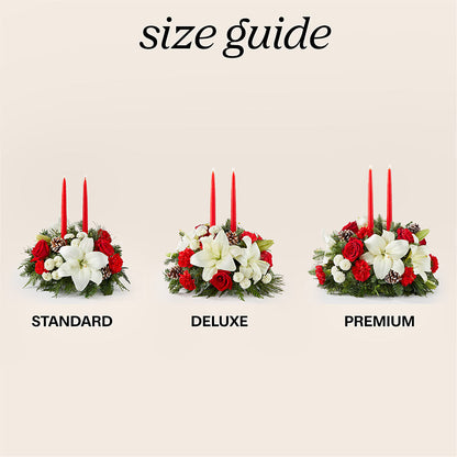 Seasonal Festivities Centerpiece –  Neilsen Florist, Seattle WA