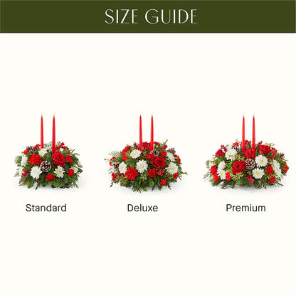 Holiday Soiree Centerpiece –  Neilsen Florist, Seattle WA
