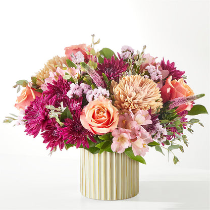 Berry Cobbler Bouquet with Ivory Vase –  Neilsen Florist, Seattle WA