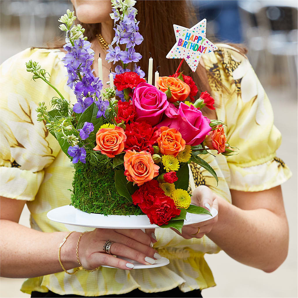 Best Year Yet Floral Cake –  Neilsen Florist, Seattle WA