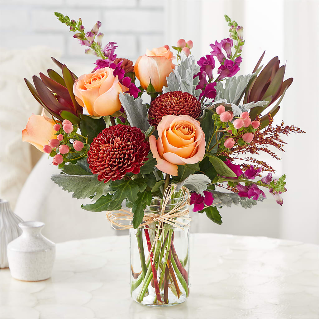Moody Hues Bouquet –  Neilsen Florist, Seattle WA