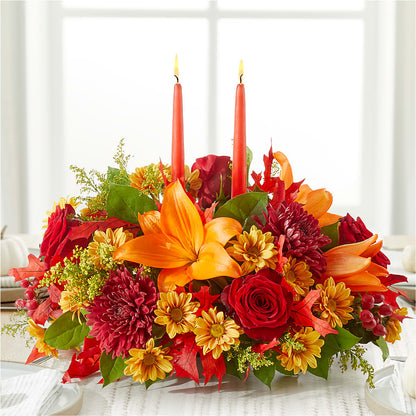 Autumn's Embrace Centerpiece –  Neilsen Florist, Seattle WA