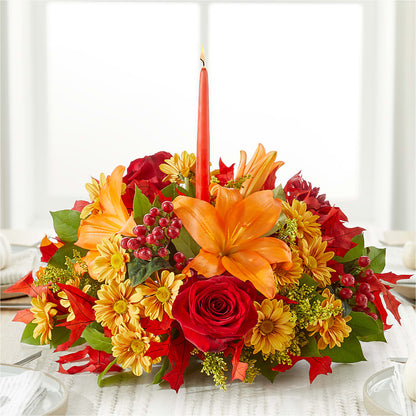 Autumn's Embrace Centerpiece –  Neilsen Florist, Seattle WA