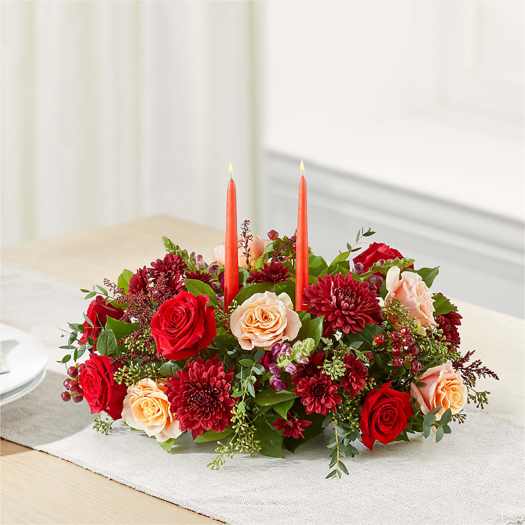 Most Thankful Centerpiece –  Neilsen Florist, Seattle WA